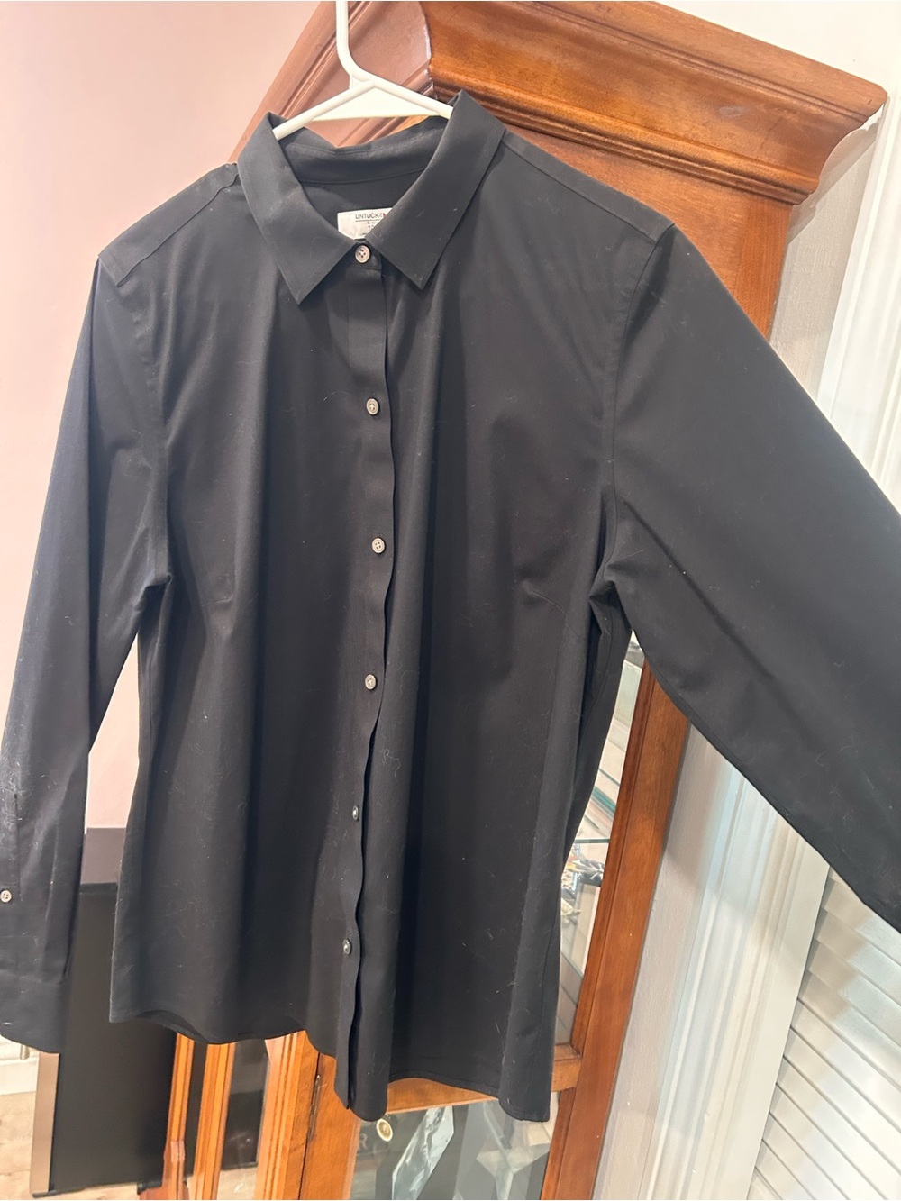 UNTUCKit Black Easy-Care Button Shirt